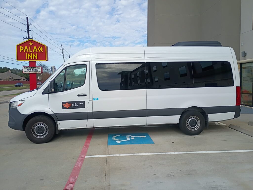10 Dollars Galveston shuttle