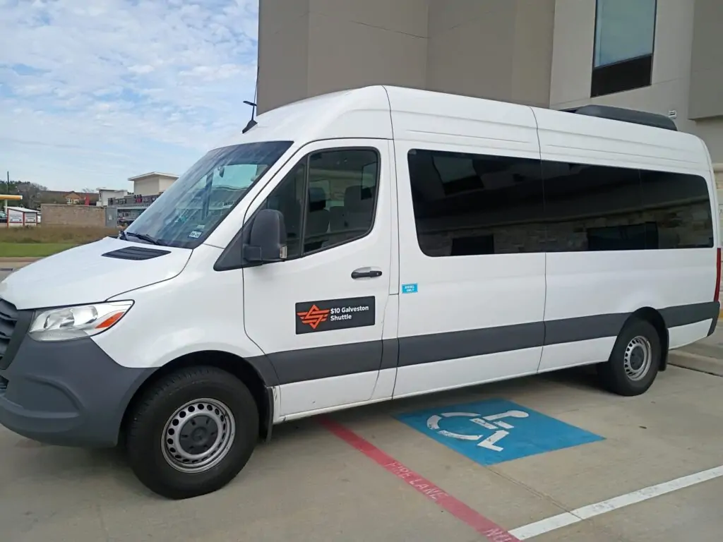 10 dollars Galveston shuttle-Shuttle service