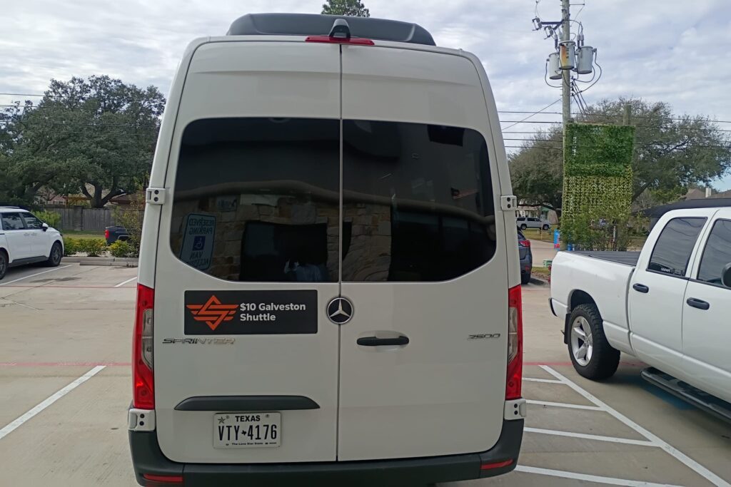 10 dollars Galveston shuttle