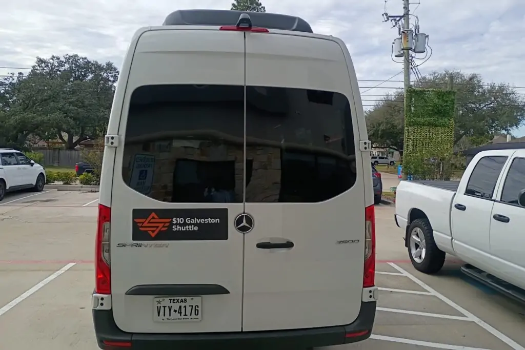 10 dollars Galveston shuttle