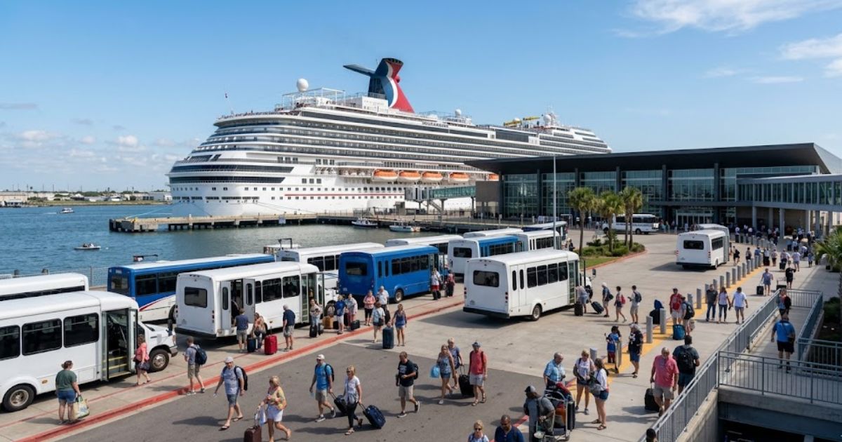 Galveston Cruise Terminal Guide Port Shuttle and Terminal Map