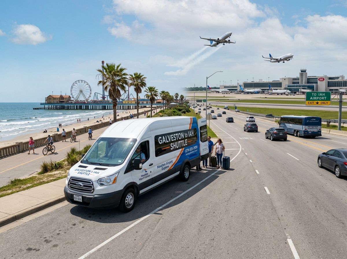 Galveston to IAH (Bush Intercontinental Airport) Shuttle​