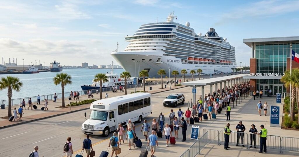 Cruise Embarkation Day Shuttle Galveston Timeline Checklist & What to Expect